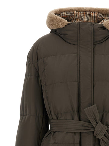 Bicolor Cotton Coat