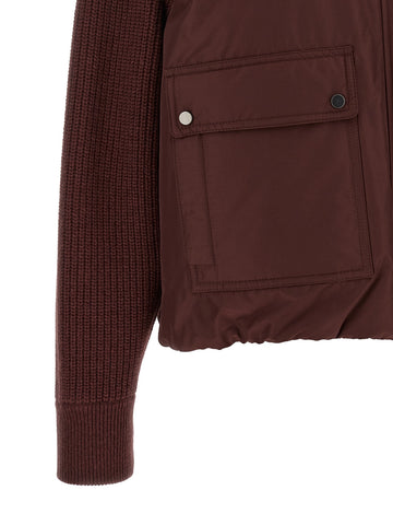 Bordeaux Cotton Bomber