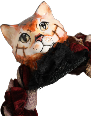 Multicolor Velvet Bengal Cat Silk Headwear Headband