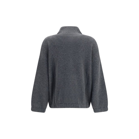 Gray Cashmere Sweatshirt