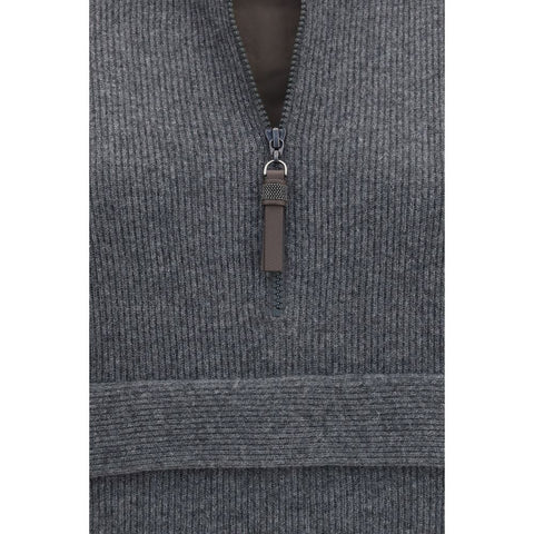 Gray Cashmere Sweatshirt