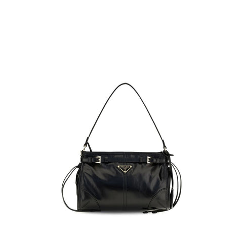 Black Calf Leather Bos Taurus Handbag