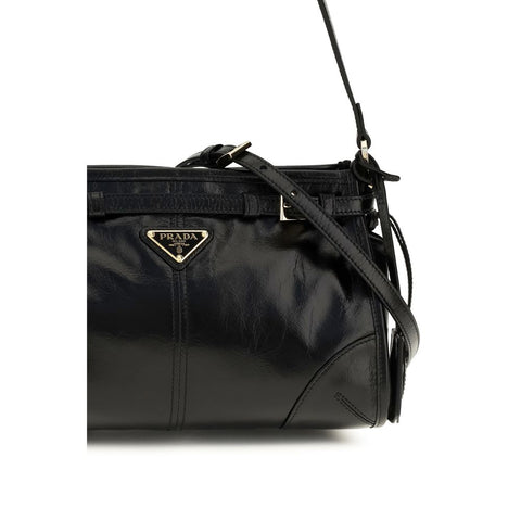 Black Calf Leather Bos Taurus Handbag
