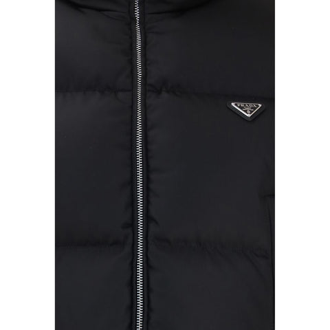 Black Goose Down Full-Length Jacket
