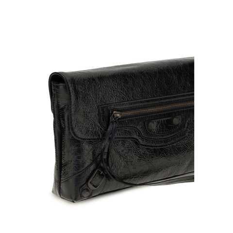 Black Lamb Ovis Aries Clutch Bag