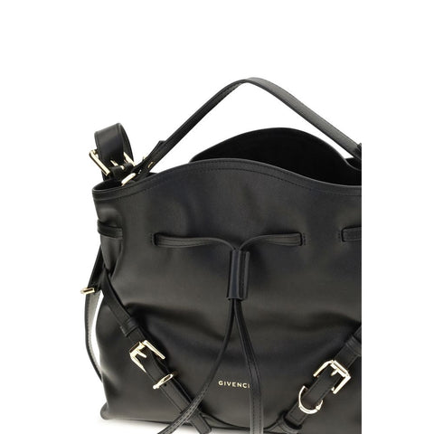 Black Calf Leather Bos Taurus Backet Bag