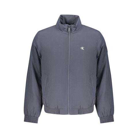 Blue Polyamide Men's Jacket