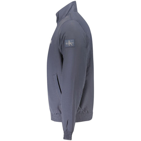 Blue Polyamide Men's Jacket