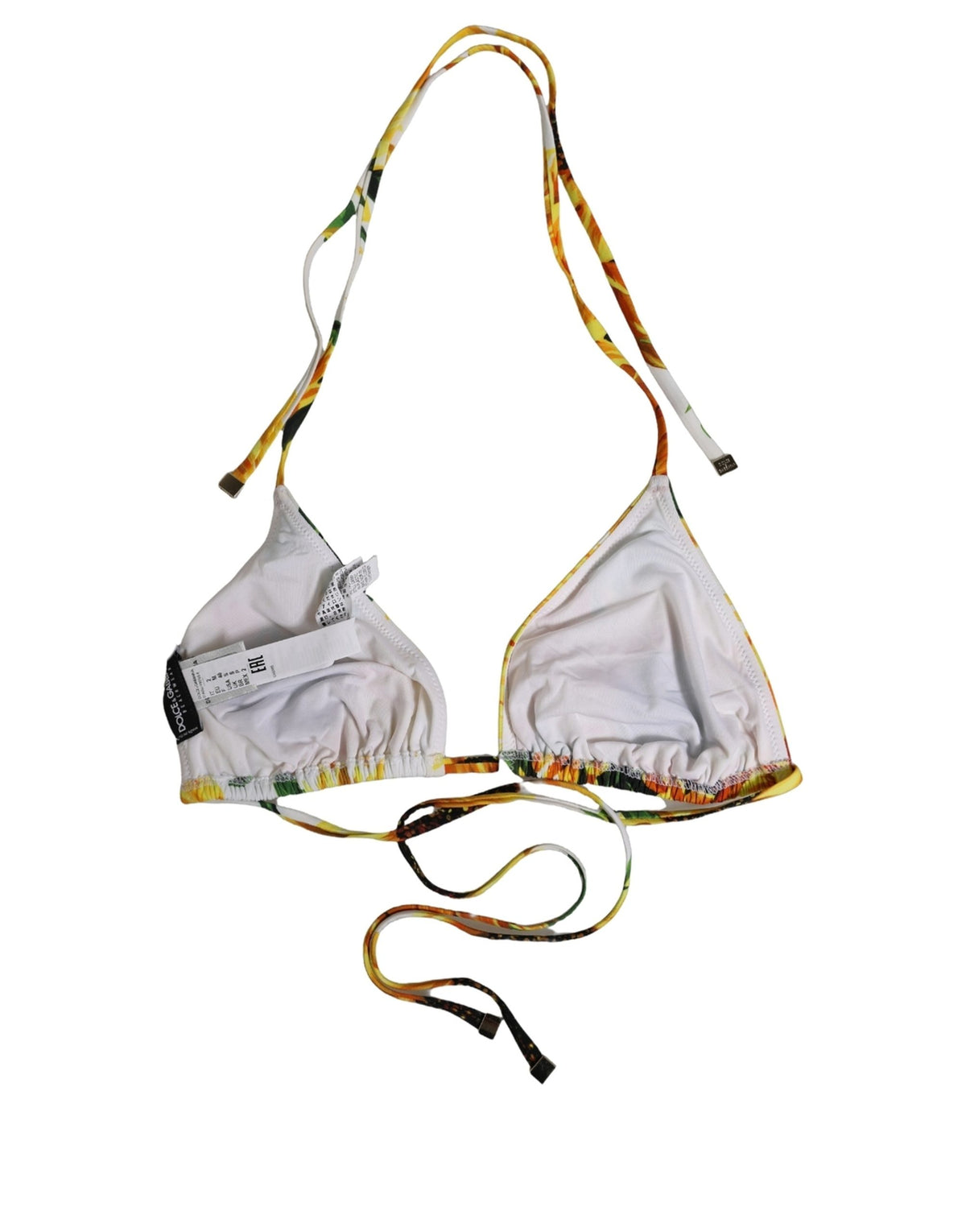 Multicolor Floral Halter Beachwear Bikini Top