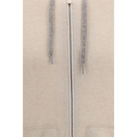 Beige Cashmere Sweatshirt