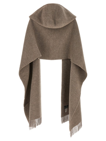 Brown Wool Scarf