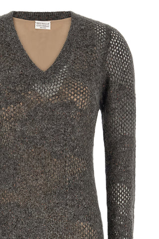 Gray Nylon Casual Dress