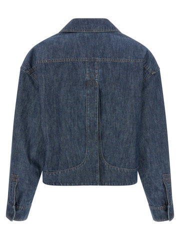 Blue Cotton Denim Jacket