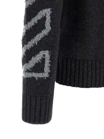 Gray Wool Cardigan