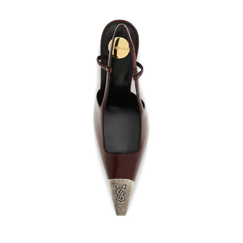 Bordeaux Calf Leather Bos Taurus High Heel Pumps