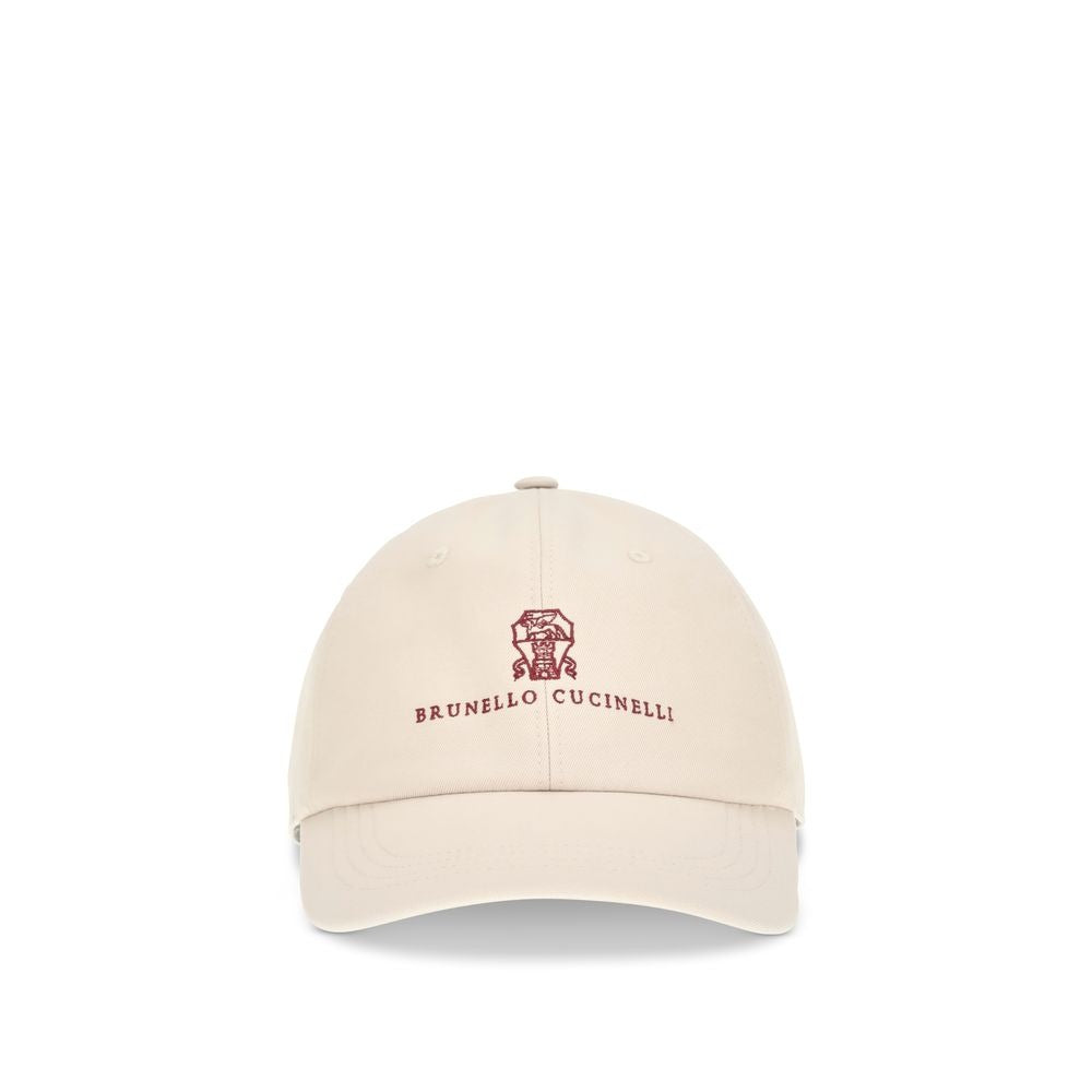 Beige Cotton Cap (Baseball Hat)