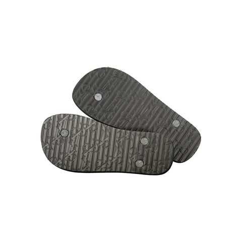 Black Polyurethane Women Sandal