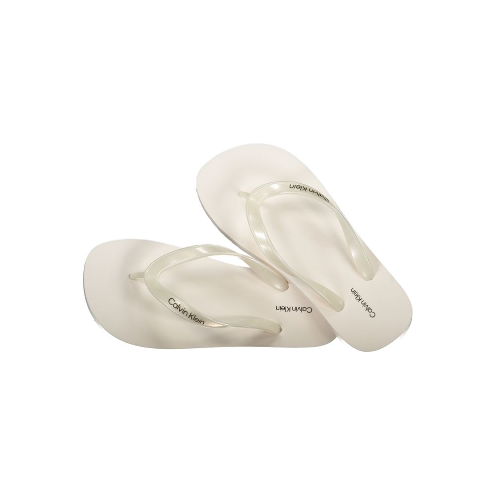 White Polyurethane Women's Sandal