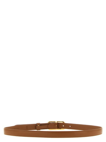 Brown Calfskin Regular Belt