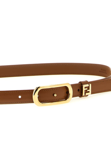 Brown Calfskin Regular Belt