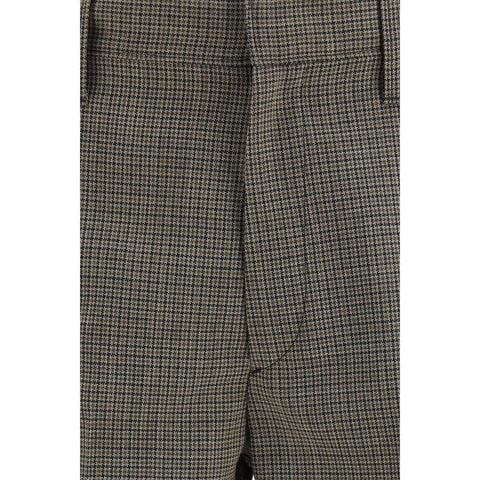 Brown Wool Oves Aries Pants