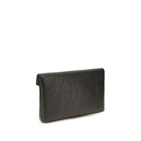 Black Lamb Ovis Aries Clutch Bag