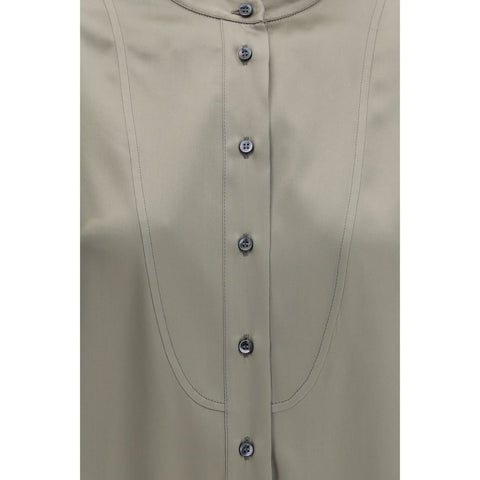 Bicolor Silk Shirt