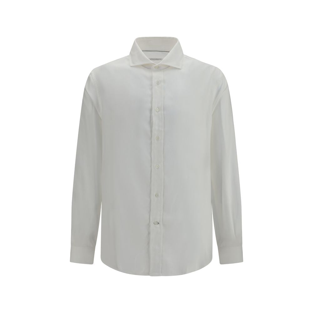 White Cotton Dress Shirt