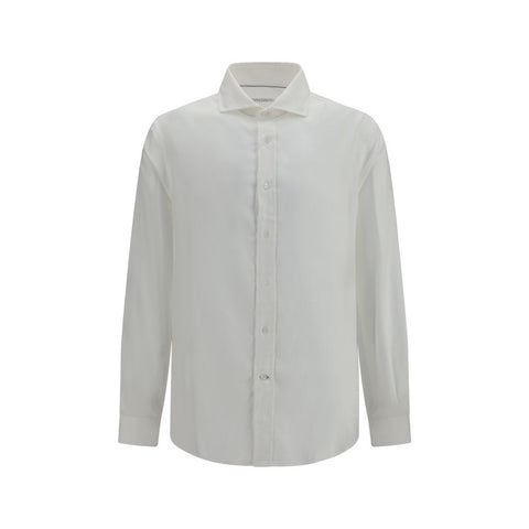 White Cotton Dress Shirt