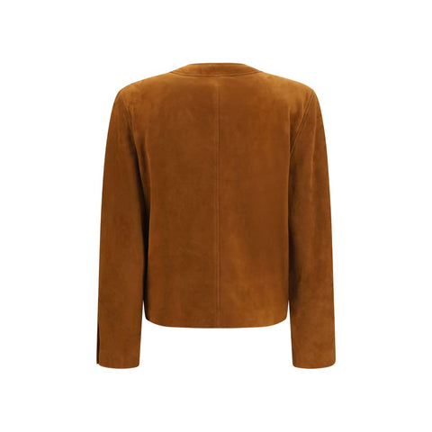 Brown Lamb Ovis Aries Full-Length Jacket
