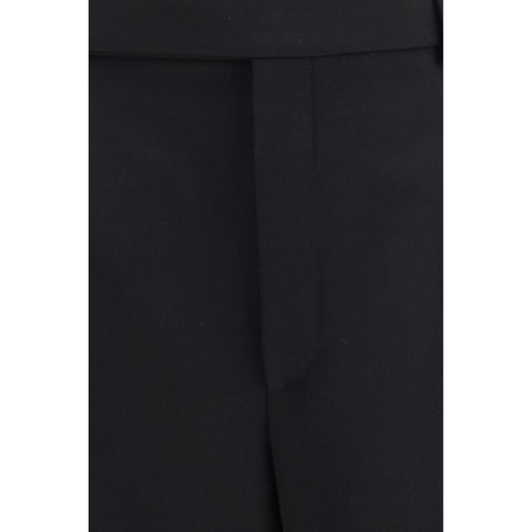 Black Wool Oves Aries Dress Pants