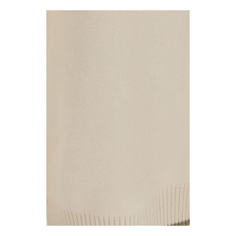 White Cashmere Casual Pants