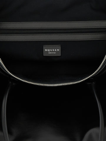 Black Calfskin Shoulder Bag