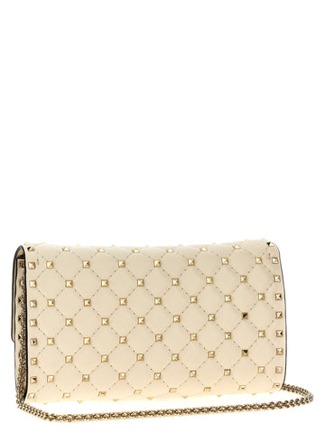 White Lamb Leather Shoulder Bag