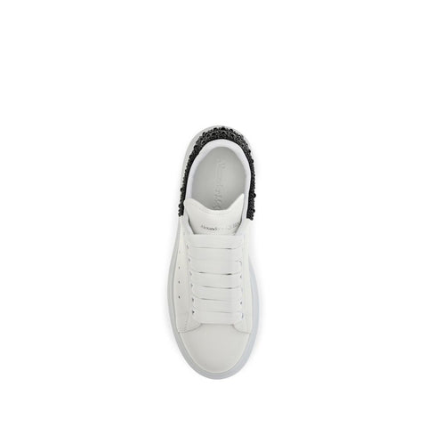 White Calf Leather Bos Taurus Chunky Sneakers