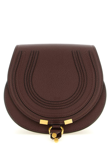 Brown Calfskin Crossbody Bag