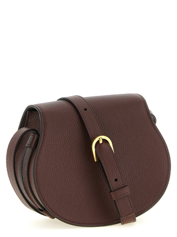 Brown Calfskin Crossbody Bag