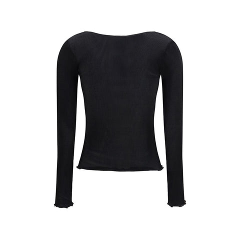 Black Silk Blouse