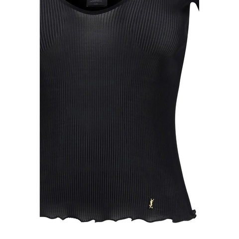 Black Silk Blouse
