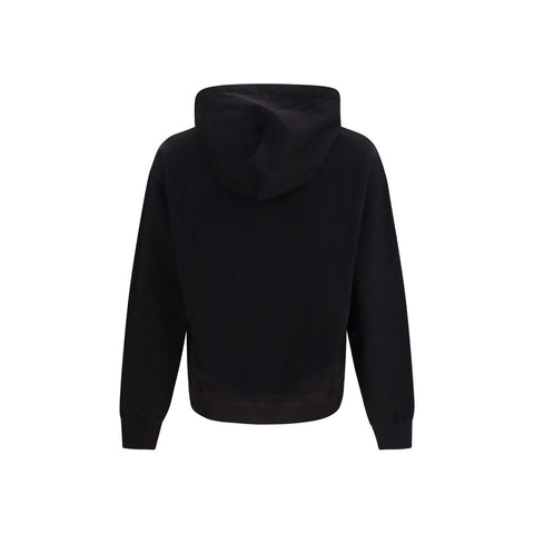 Black Cotton Sweatshirt