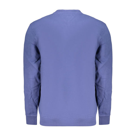 Blue Cotton Men's Sweatshirt