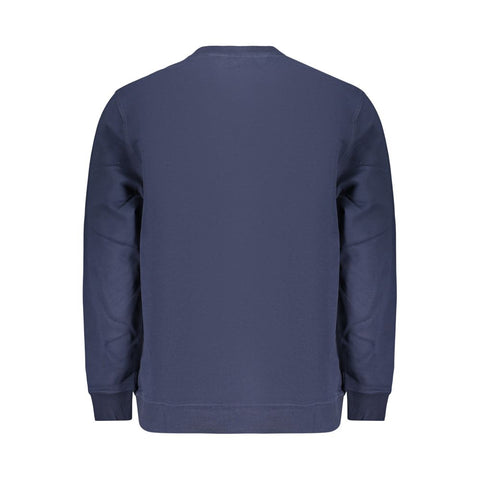 Blue Cotton Men's Sweatshirt