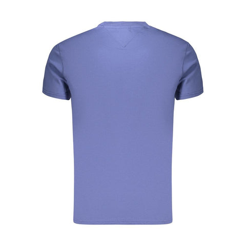 Blue Cotton Men's T-Shirt