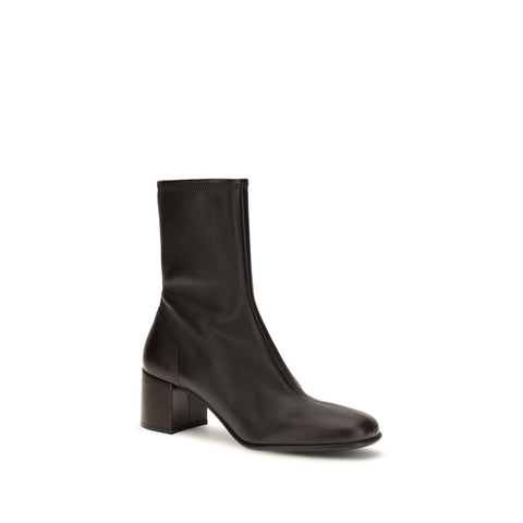 Brown Lamb Ovis Aries Ankle Boots
