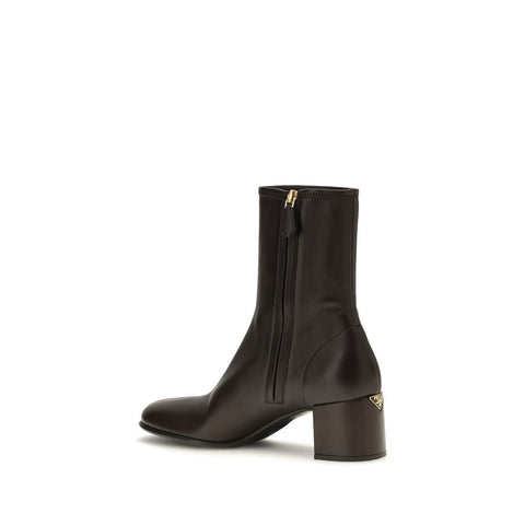 Brown Lamb Ovis Aries Ankle Boots