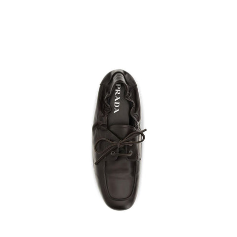 Brown Calf Leather Bos Taurus Slip-On Loafers