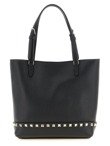 Black Calfskin Shoulder Bag