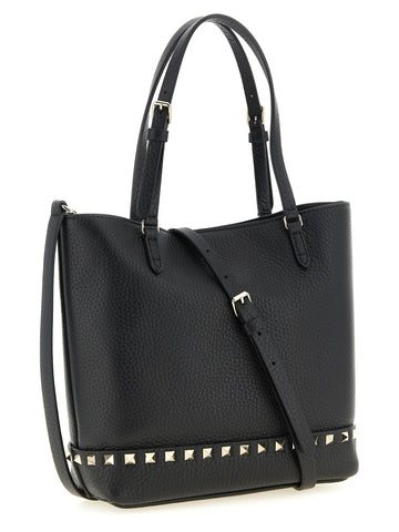 Black Calfskin Shoulder Bag