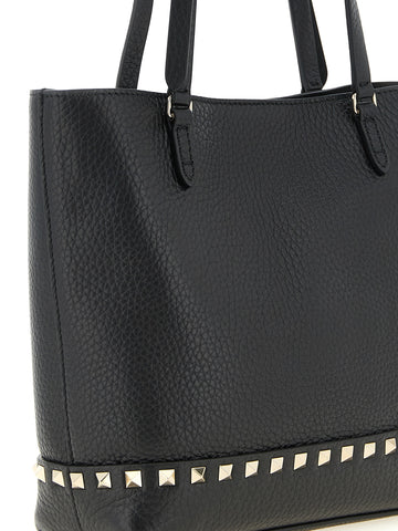 Black Calfskin Shoulder Bag