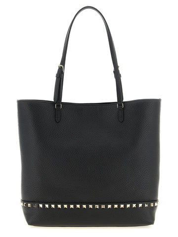 Black Calfskin Shoulder Bag